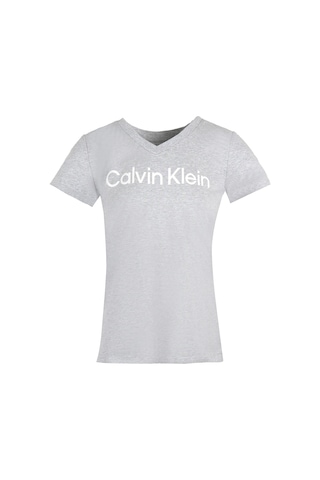 Calvin Klein Calvın Kleın Kadın T-shırt Pfbt2280-lwm Gri