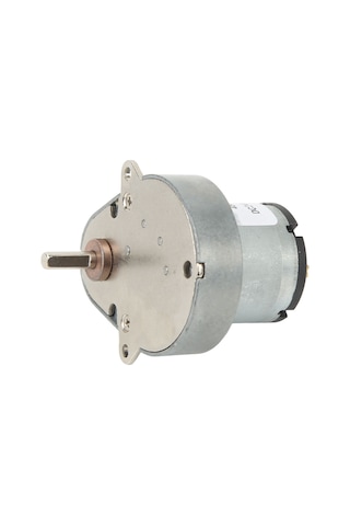 Aubyhe Dc24v 48e520 Redüksiyon Motoru - Yüksek Tork, Hız Ayarlanabilir, Tersine Çalışabilir, Otomatik Kilitleme Özelliği, 100 Rpm