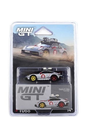 Mini Gt 1068 1/64 Porsche 911 Dakar "uncle Rally" - Blister Paket Çok Renkli