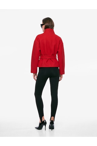 Koton Normal Bel Slim Fit Tayt Pantolon Ayak Bant Detaylı Siyah 7wak40050uk