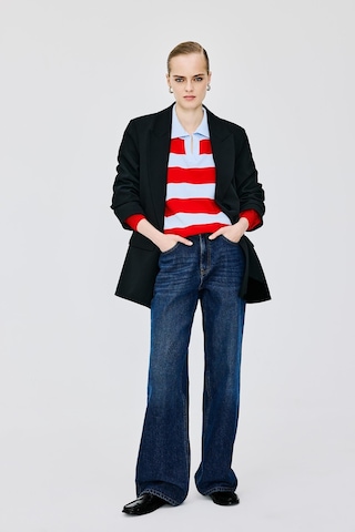 Defacto Oversıze Ceket Yaka Astarlı Blazer Ceket C2457ax26aubk81 Siyah-bk81