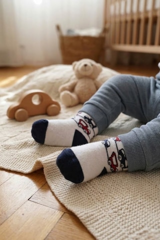 Socketta 5'li Karışık Renkli Sürpriz Paket Erkek Bebek Pamuk Desenli Soket Çorap - Premium Çok Renkli