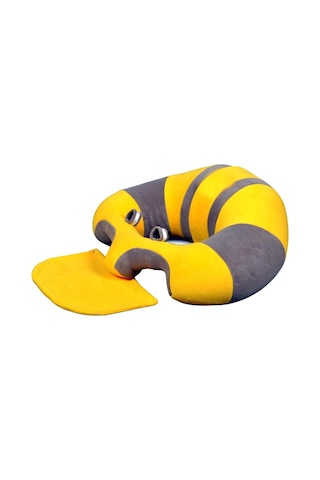 Bebek Yatmaz Destek Oturma Minderi - Sarı Gri