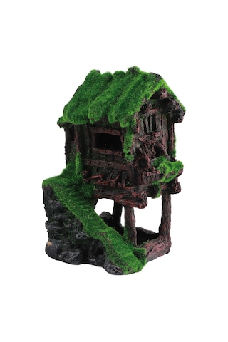 Maiyame Akvaryum Reçine Pavyonu Süslemeleri Canlı Gerçekçi Detaylar Güvenli Reçine Balık Tankı Pavyonu Dekorasyon İçin Peyzaj 30