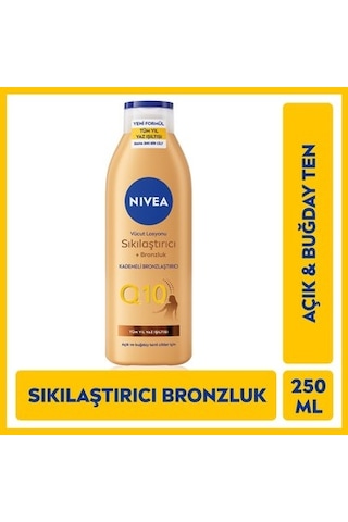 Güneşsiz Bronzlaştırıcı Vücut Losyonu 250ml, 7 Günde Etki