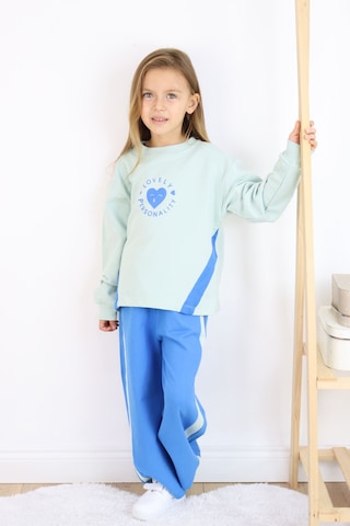 Kız Çocuk İspanyol Paça Basic Takım Yeşil