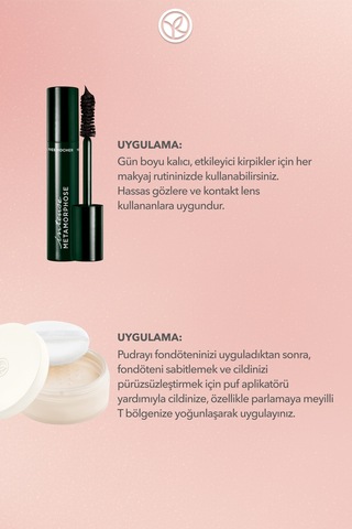 Yves Rocher 2'li Makyaj Seti- Toz Pudra 8.5 G & Maskara 7.8 Ml