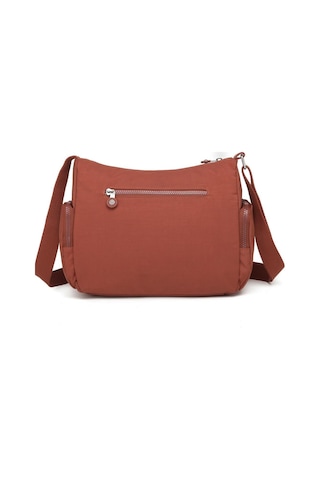Krinkıl Kumaş Kadın Postacı Çantası Smart Bags 1115-128 Kiremit