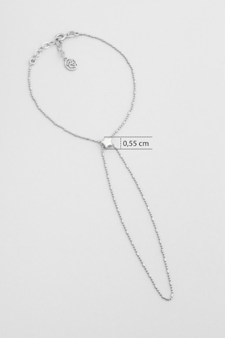 Şans Yıldızı 18 Ayar Beyaz Altın Kaplama 19 Cm Gümüş Şahmeran Rodyum