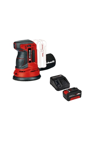 Einhell TE-RS 18 Li-Solo Eksantrik Zımpara + 1 x 4 AH Starter Kit Akü Ve Şarj Aleti