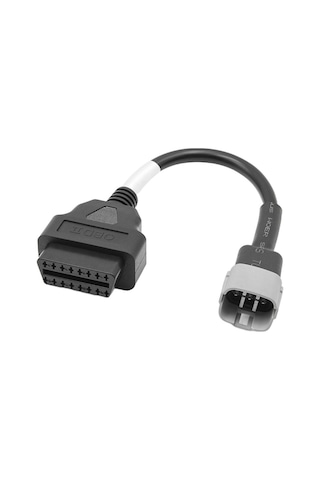 Motor Durum Monitörü, Suzuki Uyumluluğu İçin Isıya Dayanıklı Motosiklet Obd2 Teşhis Kablosu, Dayanıklı Plastik Metalden Hafif Adaptör