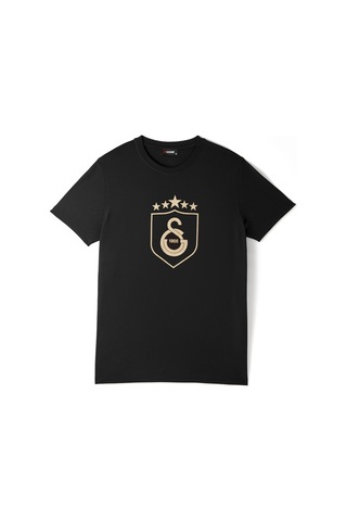 Gsstore Galatasaray Kalkan 5 Yıldız T-shirt E251395 Siyah