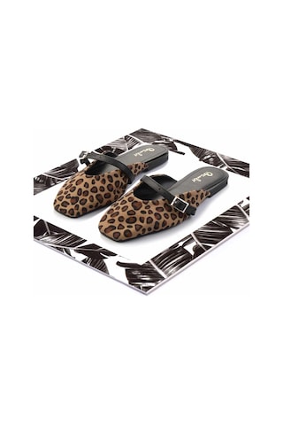 Bambi Leopar Kadın Terlik K04575005004 Leopar