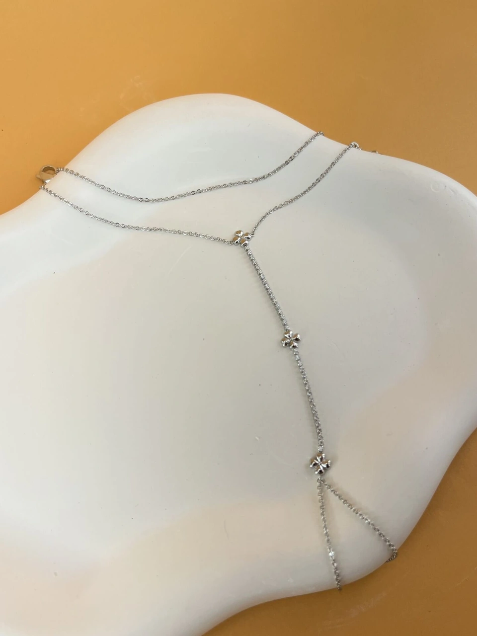 Gümüş Renkli Yonca Şahmeran Çok Renkli