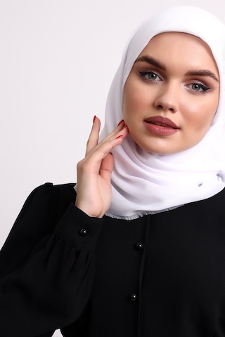Pamuklu Pano Düz Desensiz Örtü Beyaz