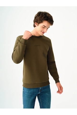 Loft Erkek Sweatshirt Koyu Haki Lf2034268 25kp69000079 P69195 Koyu Haki