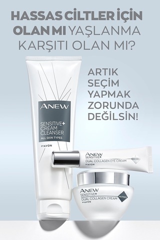 Avon Anew Sensitive Hassas Ciltlere Özel İkili Kolajen Göz Kremi