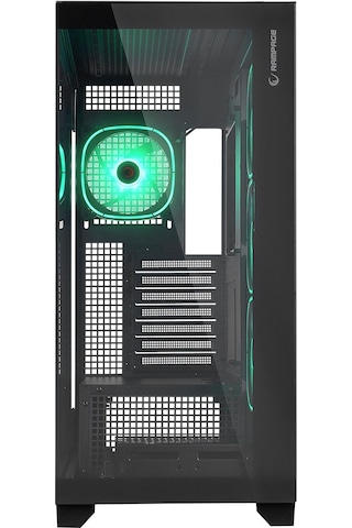Rampage Hydra V1 Black Type-C Argb Fan + Hub E-ATX Exclusive Gaming Kasa