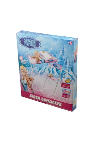 Frozen Katlanır Çalışma Masası Ve Sandalye Frozen Bebek Desenli