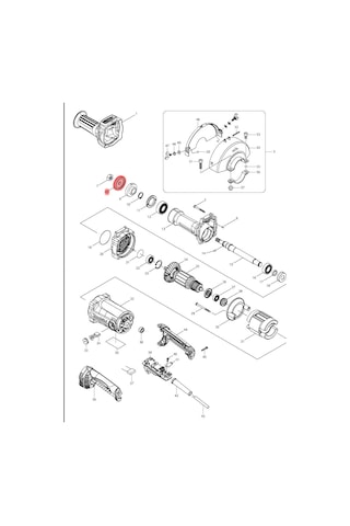 Makita GS6000 Kitleme Somunu Ürün Kodu 224583-8