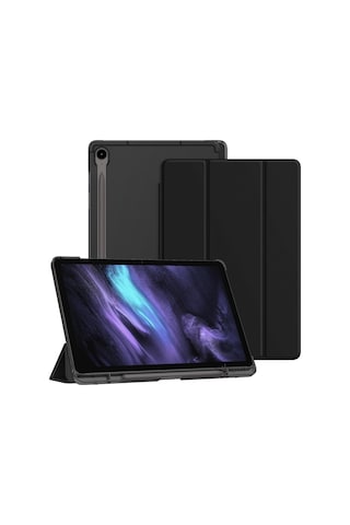 Samsung Galaxy Uyumlu Tab S10 Fe Plus 13.1 İnç Kılıf Smart Uyku Modlu Kalem Bölmeli