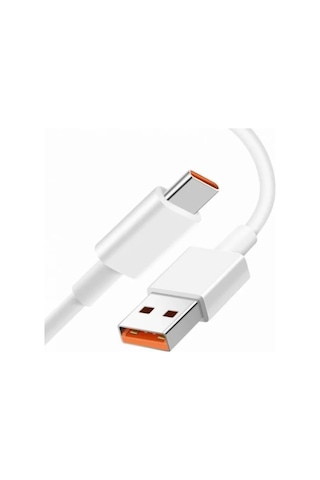 67w-120w Güçlü Type-c To Usb Şarj Kablosu 6a Hızlı Şarj Destekli 1 Adet