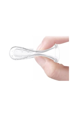 Silikon Bebek Parmak Diş Fırçası - Finger Brush 0-3 Yaş - 2'li Paket