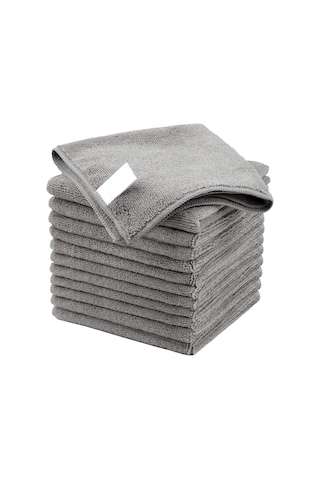 Yifomall Küçük Ev Aletleri Mikrofiber Temizlik Bezi: Suyu Çeker, Yağı Tutmaz, Yırtıcı Olmayan, Çoğu Yerde Kullanılabilir 12 Adet
