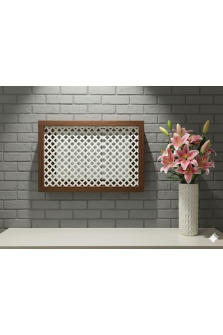Modern Dekoratif Duvara Asılabilir Mdf Sigorta Ve Modem-wifi Saklama Kutusu 25x35 Cm Derinlik 10cm Ahşap