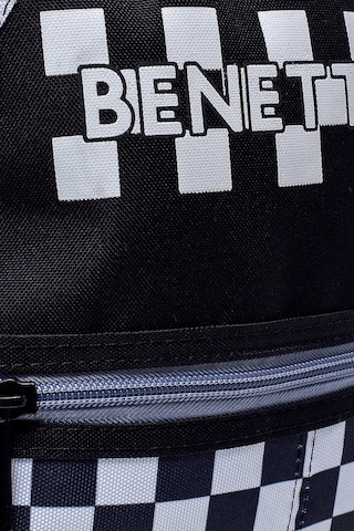 Unıted Colors Of Benetton Erkek Çocuk Anaokul Tekerlekli Çanta Seti Bnt798320 Siyah