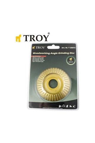 Troy Avuç Taşlama İçin Ahşap Aşındırıcı Törpü Disk 84 mm Yarı Kür