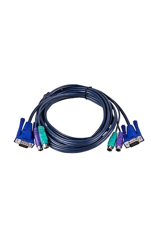 5 metre ps2 kvm switch kablosu vga dişi erkek kvm switch kablosu