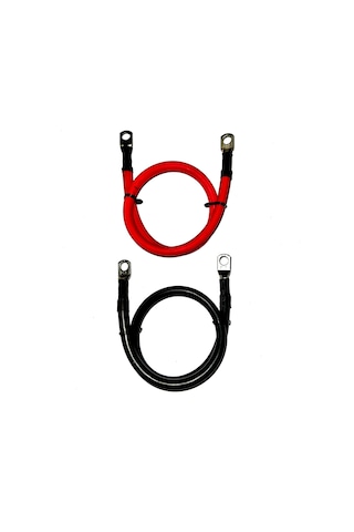 2 Adet 25 Mm2 Akü Paralel Bağlantı Kablosu 200 Cm Pabuçlu