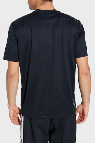 Emporio Armani Pamuk Karışımlı Regular Fit Bisiklet Yaka Logolu T Shirt Erkek T Shirt Em003137 Af10761 Ub118 Lacivert