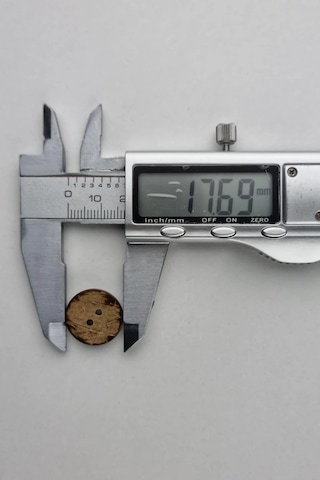 Orta Boy 18 Mm Doğal Desenli Kokonat Kaban Çeket Hırka Yelek Düğmesi 5 Adet