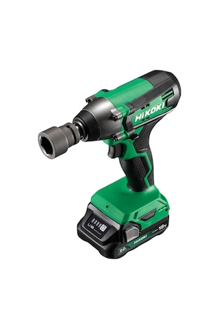Hikoki WR18DF-2.0 18V/2.0AH 220NM 1/2" Çift Akülü Şarjlı Darbeli Somun Sıkma Makinesi