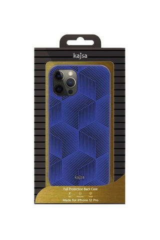 Kajsa Apple Uyumlu iPhone 12 Pro Kılıf Kajsa Splendid Serisi 3D Cube Kapak ZORE-216762