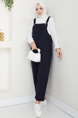 Tek Cepli Bahçıvan Tulum 1553 - Lacivert Lacivert