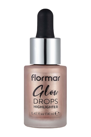 Flormar Glow Drops Doğal Mineral İçeren Damlalıklı Likit Aydınlatıcı 002 Sun Glow