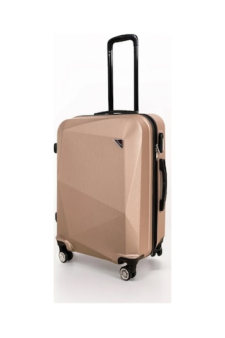 Polo&sky Elmas Model Gold Renk 3'lü Valiz Bavul Seti Altın