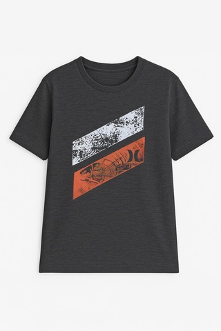 Erkek %100 Pamuk Bisiklet Yaka Baskılı T-shirt Çok Renkli