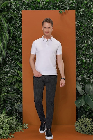 Efor P 1113 Slim Fit Siyah Spor Pantolon Siyah