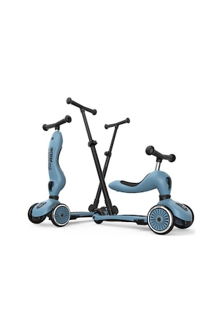 Scoot And Ride Push And Go Ebeveyn Kontrollü Çocuk Scooter Steel 240527-00071