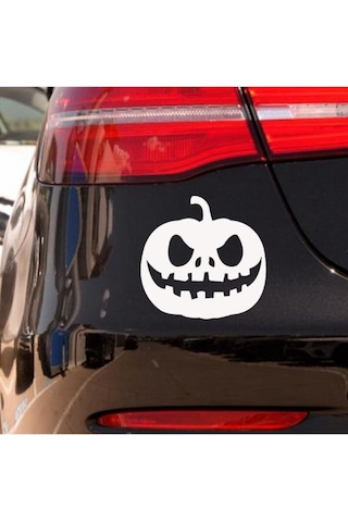 Kabak Yüz Tasarımı Oto Cam Sticker 10 10 Cm