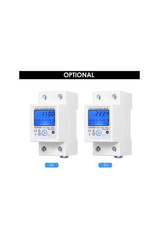 Maiyame Dds668 Model Akıllı Işıklandırmalı Sayfalı Enerji Sayaç, Ac 230v Tek Fazlı Ray Tipi, Sıfırlama Fonksiyonu, 5-80a, Avrupa Standartı
