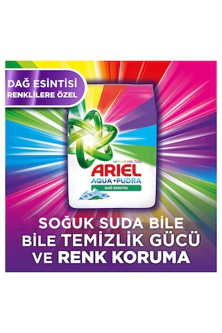 Ariel Dağ Esintisi Renklilere Özel Hızlı Çözünme Toz Çamaşır Deterjanı 12 KG