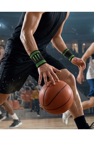 Veraura Lifestyle Bisiklet Giyim 2 Adet Kompresyonlu Bilek Bandı Spor Aktivite Ve Günlük Kullanım İçin Rahat Standart
