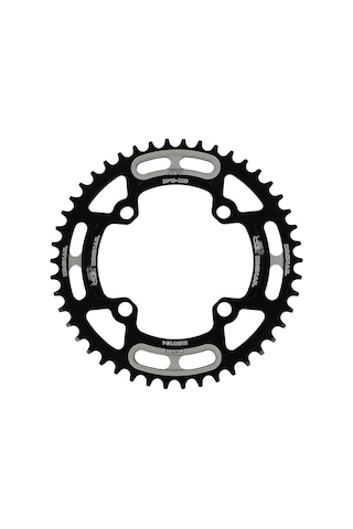 Hombey Dağ Bisikleti 104bcd Tek Disk Zincir Tersi, 7075-t6 Alüminyum, 8-12s Uyumlu, 46t Siyah