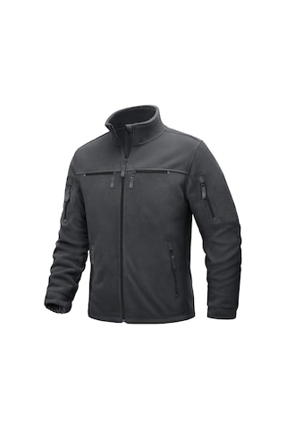 Ghassy Co. Warm Tactical Sport Multi 6 Cep Fonksiyonel Termal Polar Ceket Füme