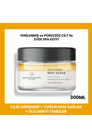 Bahar Babacan Jojoba Yağı Özlü El Ayak ve Vücut Peeling 300 ML + El ve Ayak Kremi 75 ML